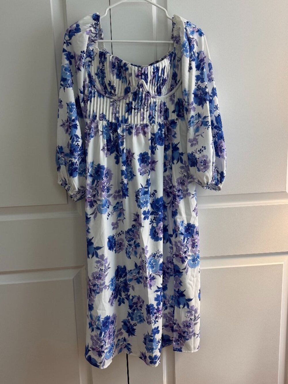 [NWT] Hello Molly Seeking Fun Midi Dress Blue, Size M